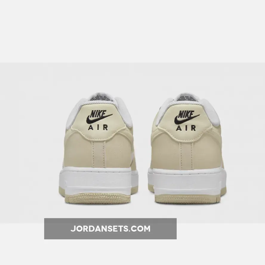 Nike Air Force 1 Low White/Rattan-Team Orange-Coconut Milk-Black #nike air force 1 low '07 coconut milk rattan