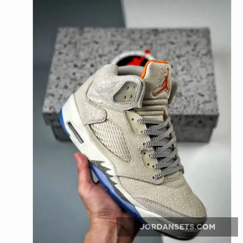 Air Jordan 5 Retro SE 'Craft' Light Orewood Brown/Safety Orange Aj 5 Craft FD9222-180