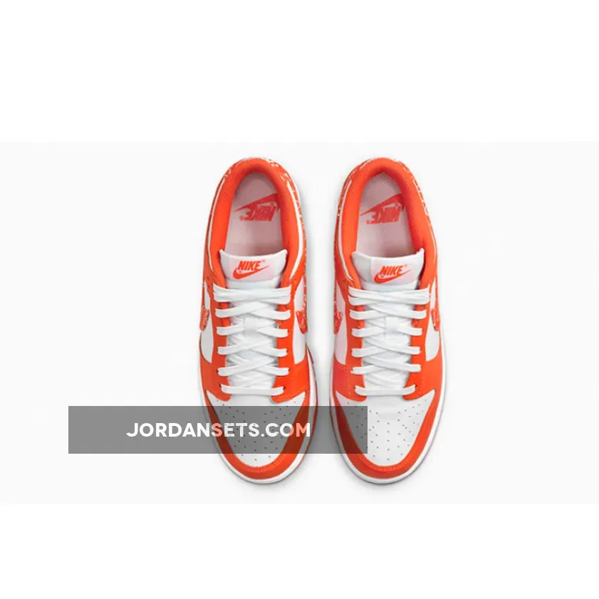 Nike Dunk Low 'Orange Paisley' White/Orange DH4401-103 - blue & orange dunks