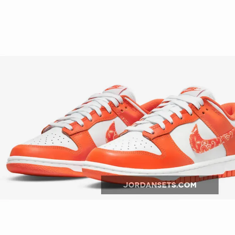 Nike Dunk Low 'Orange Paisley' White/Orange DH4401-103 - blue & orange dunks