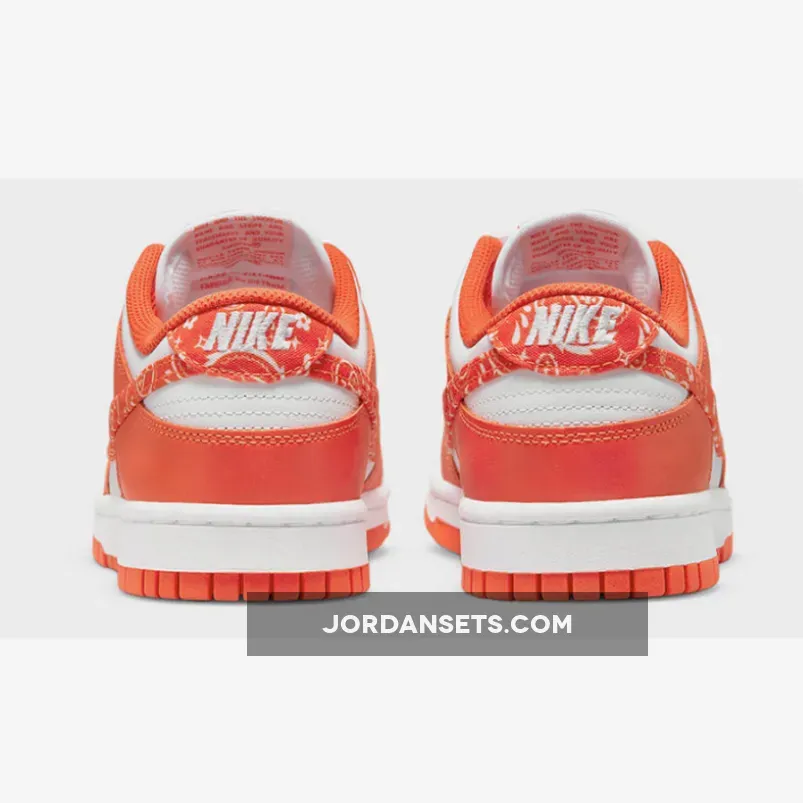 Nike Dunk Low 'Orange Paisley' White/Orange DH4401-103 - blue & orange dunks