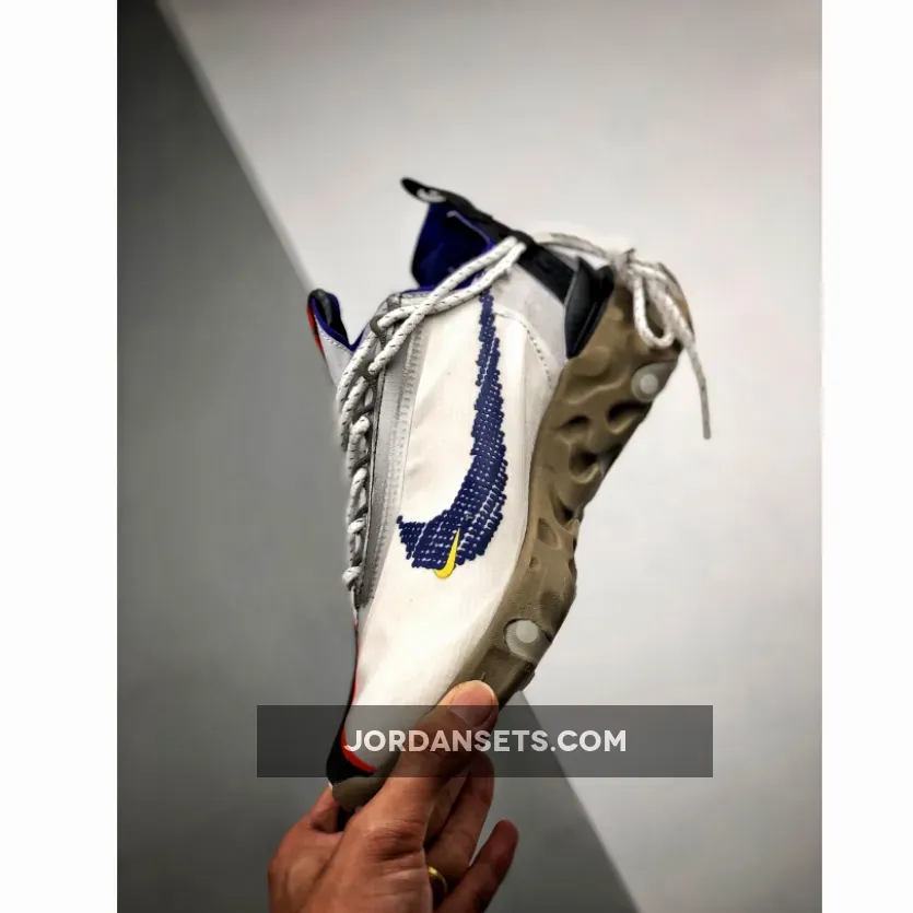 Nike React WR ISPA Summit White/Deep Royal Blue-Khaki-Black #goat wr