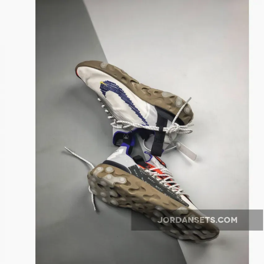 Nike React WR ISPA Summit White/Deep Royal Blue-Khaki-Black #goat wr