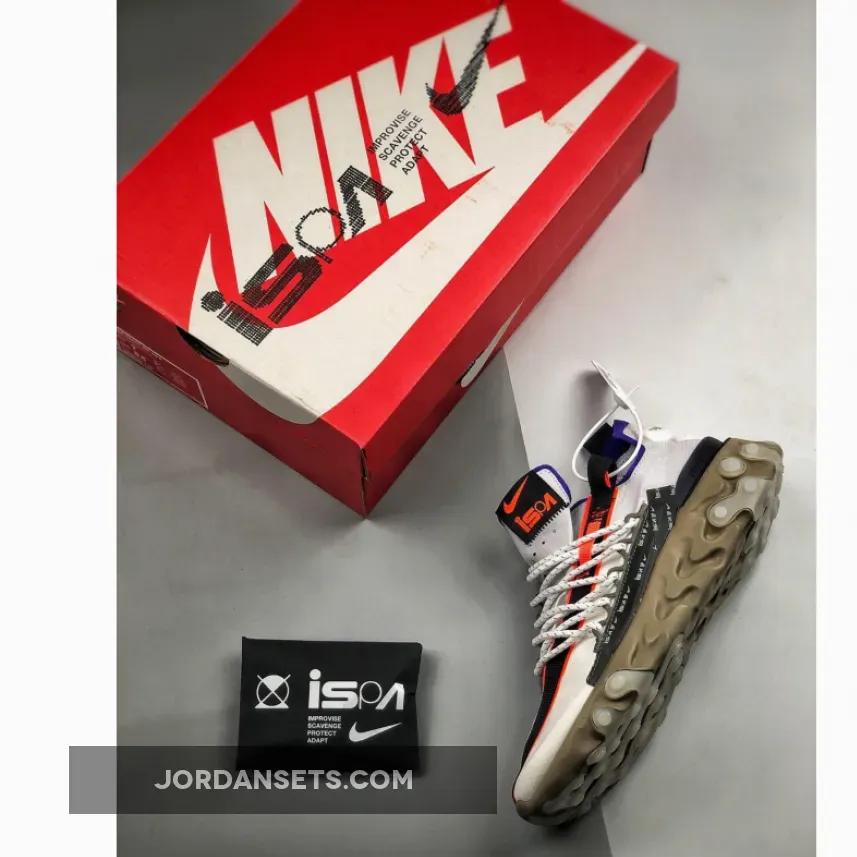 Nike React WR ISPA Summit White/Deep Royal Blue-Khaki-Black #goat wr