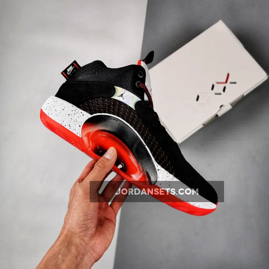 Air Jordan 35 "Bred" Black White Red