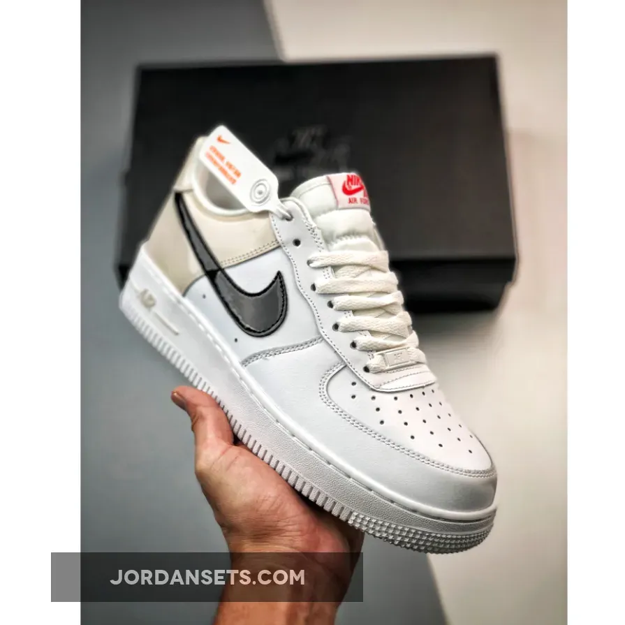 Nike Air Force 1 Low Light Iron Ore/Black-White-University Red | air force one patent