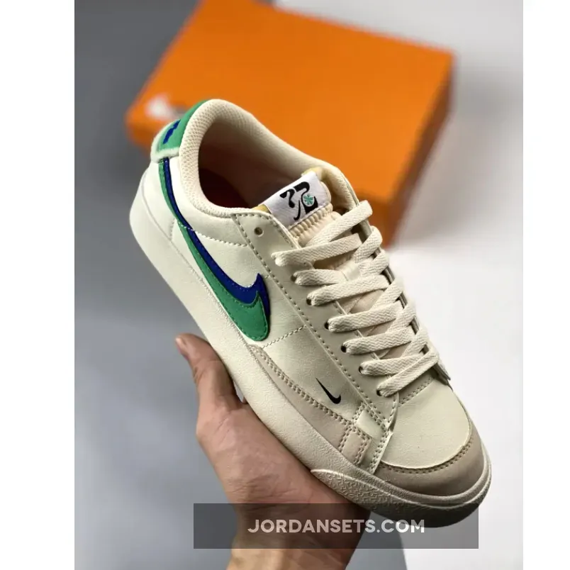 Nike Blazer Low ’77 Double Swoosh Sail Green DO9777-001