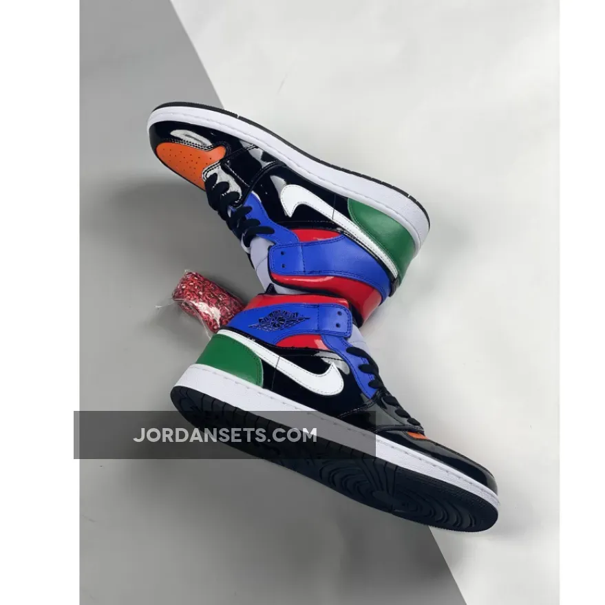 Wmns Air Jordan 1 Mid Se 'multi Patent - Air Jordan 1 Mid SE 'Multi Patent' CV5276-001