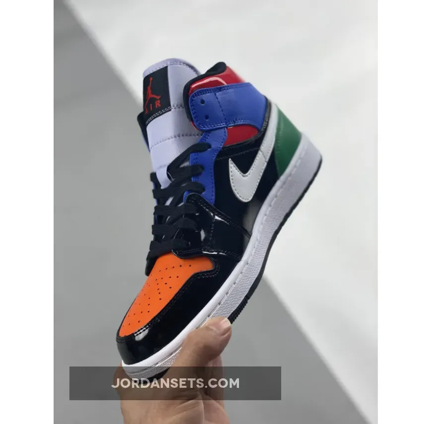 Wmns Air Jordan 1 Mid Se 'multi Patent - Air Jordan 1 Mid SE 'Multi Patent' CV5276-001