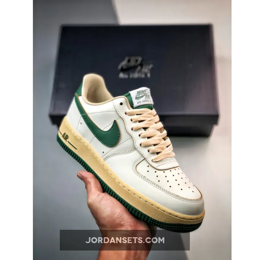 Nike Air Force 1 Sail/Gorge Green/Sesame - air force 1 vintage green