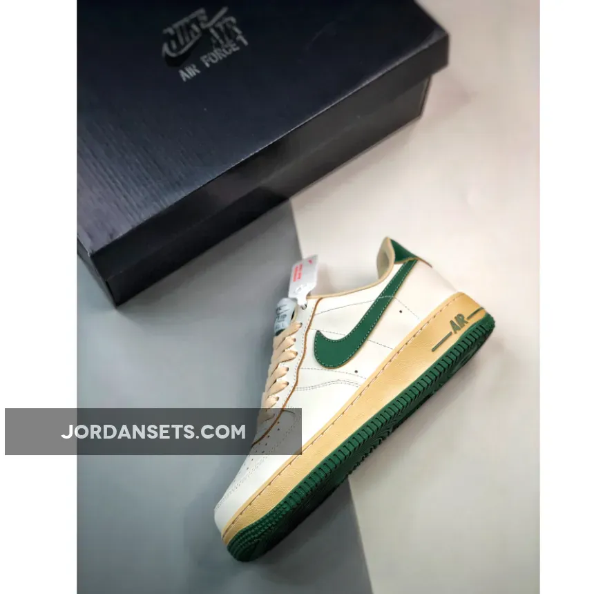 Nike Air Force 1 Sail/Gorge Green/Sesame - air force 1 vintage green