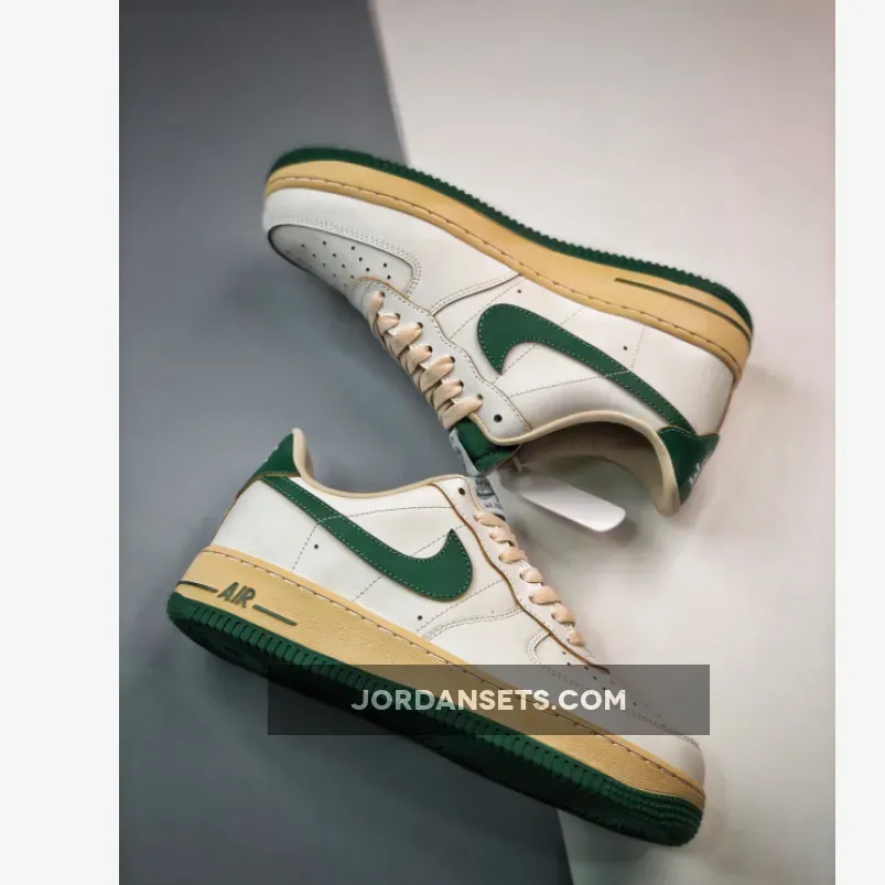 Nike Air Force 1 Sail/Gorge Green/Sesame - air force 1 vintage green