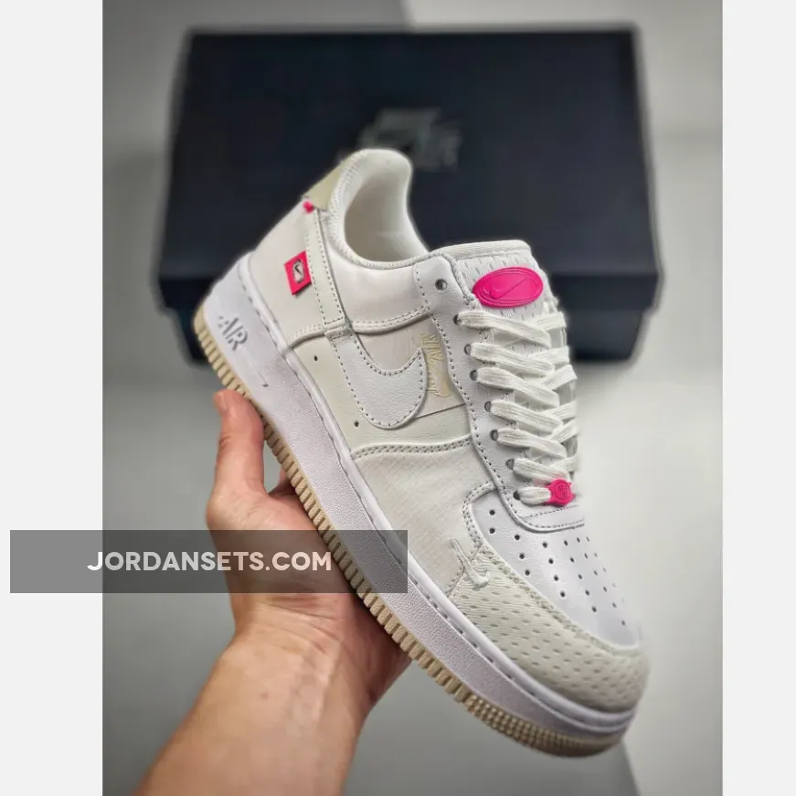 Nike Air Force 1 Low Pink Bling , Bedazzled Nike Air Force 1 DX6061-111