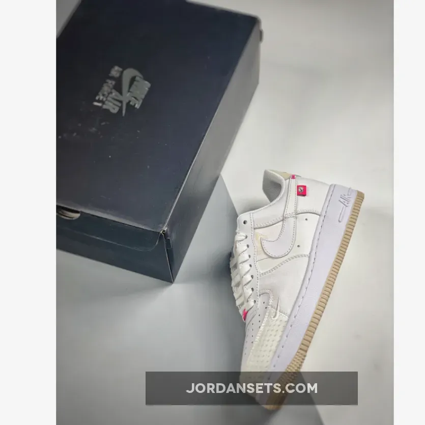 Nike Air Force 1 Low Pink Bling , Bedazzled Nike Air Force 1 DX6061-111
