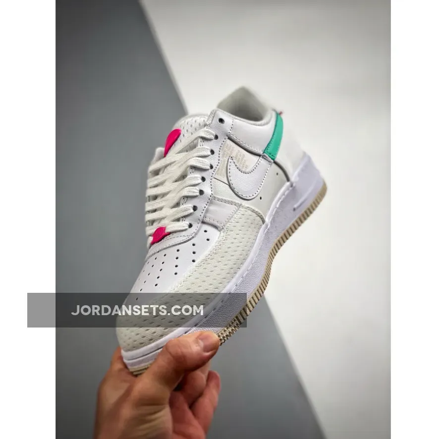 Nike Air Force 1 Low Pink Bling , Bedazzled Nike Air Force 1 DX6061-111