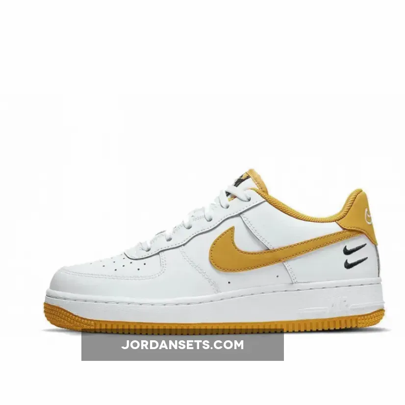 Nike Air Force 1 Low Dual Swoosh White Wheat DH2947-100 Brand New