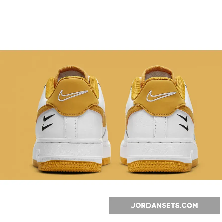 Nike Air Force 1 Low Dual Swoosh White Wheat DH2947-100 Brand New