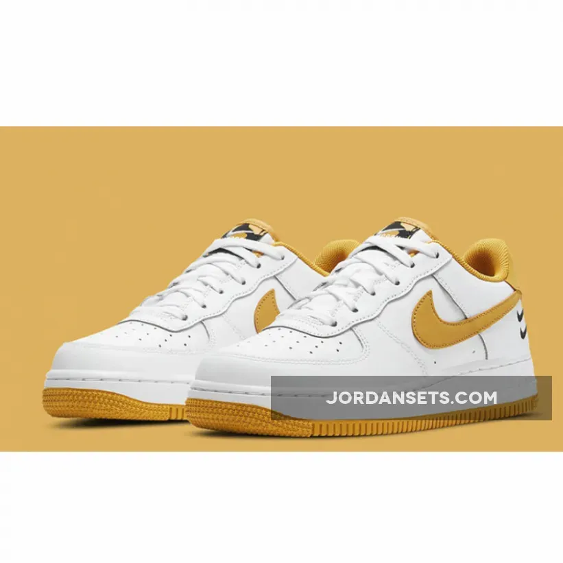 Nike Air Force 1 Low Dual Swoosh White Wheat DH2947-100 Brand New