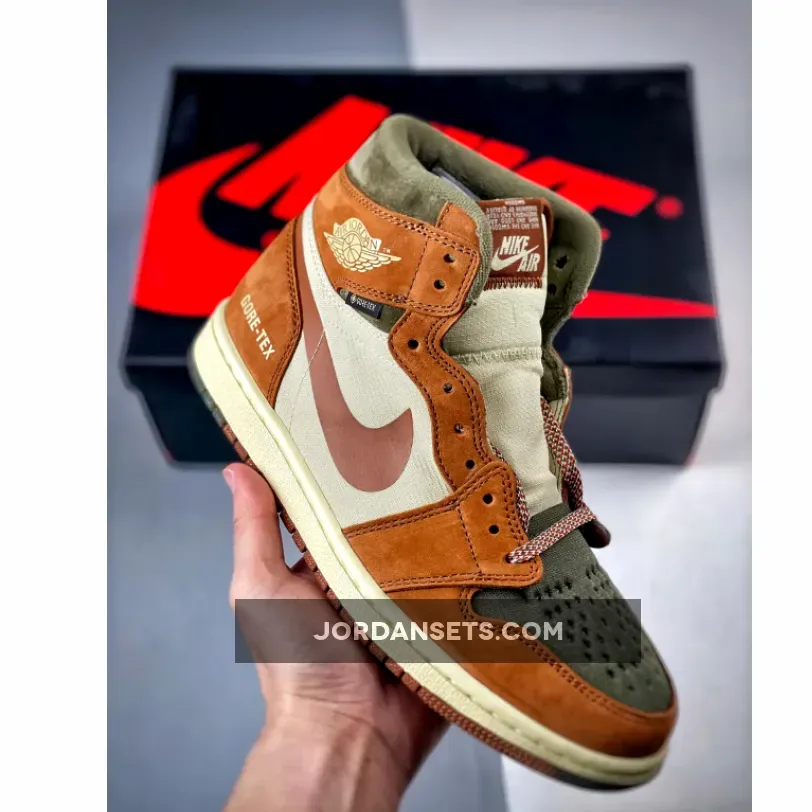 Air Jordan 1 Element Legend Sand/Legend Coffee-Medium Olive