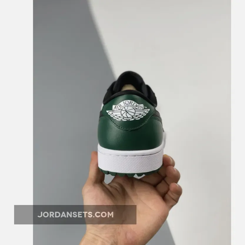 Air Jordan 1 Low Golf White/Noble Green/Pollen/Black DD9315-107 / noble green/white/black/pollen