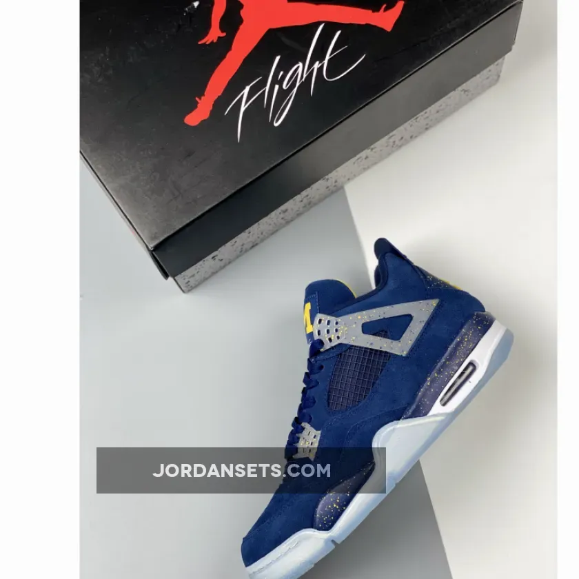Air Jordan 4 'Michigan Wolverines' PE #jordan 4 michigan