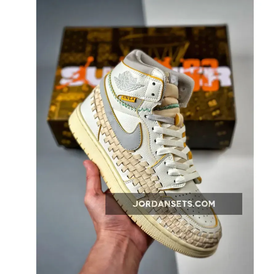 Union x Air Jordan 1 High OG 'Woven' - Jordan Union Sail