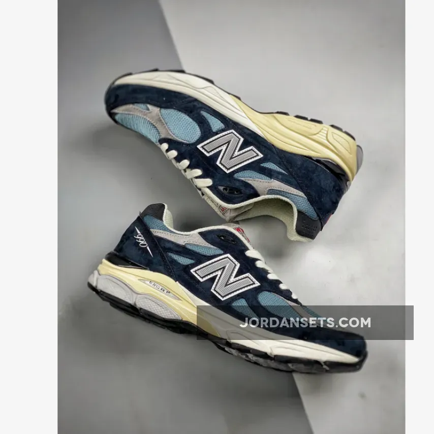 New Balance 990v3 Navy Castlerock M990TE3 / 990v3s