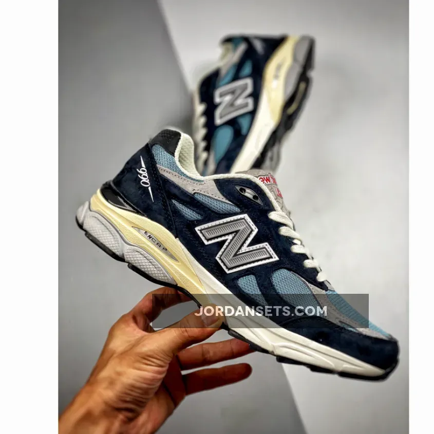 New Balance 990v3 Navy Castlerock M990TE3 / 990v3s