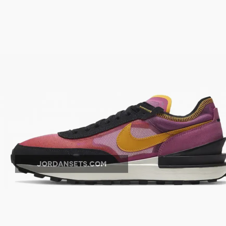 Nike Waffle One Active Fuchsia Black DA7995-600 nike waffle one fuchsia