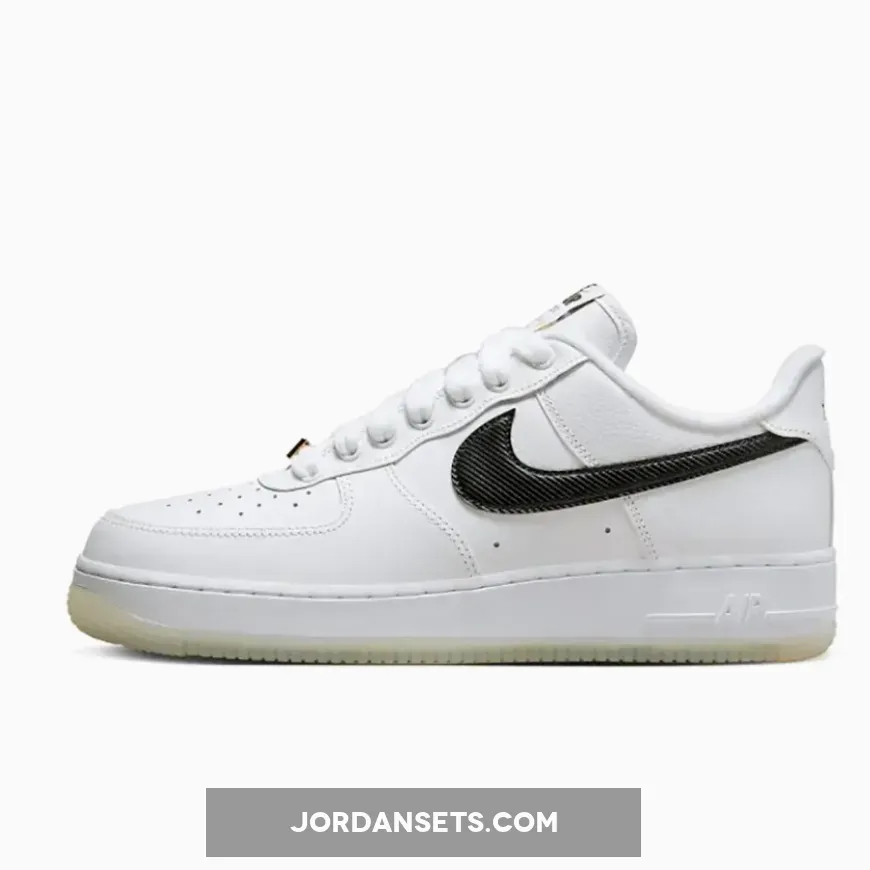 Nike Air Force 1 Low Anniversary Bronx Origins White/Black-Metallic Gold DX2305-100 #nike air force 1 goat