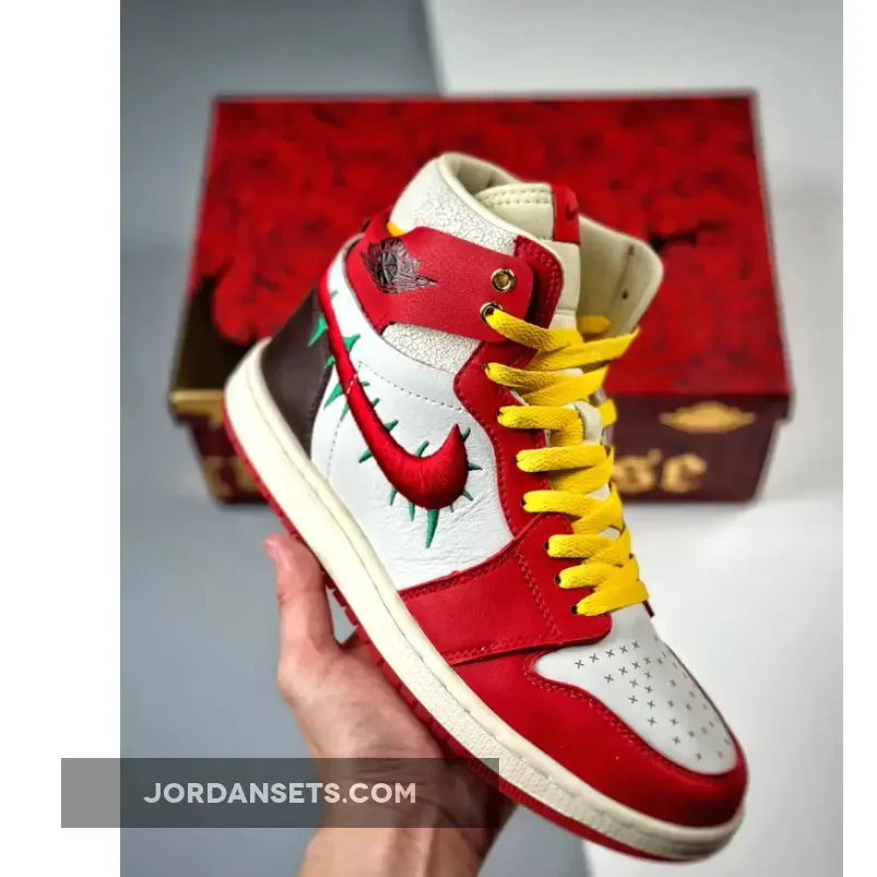 Teyana Taylor x Air Jordan 1 Zoom CMFT 2 'A Rose From Harlem' / Rose Harlem 1s Shoes FJ0604-601