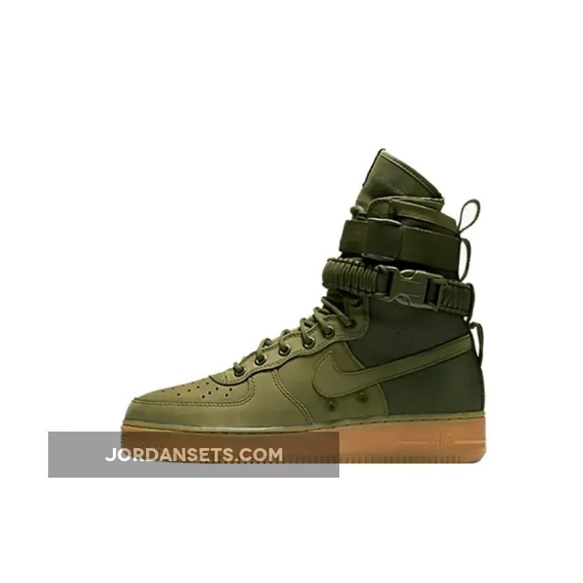 Nike Air Force 1 Special Field Olive Gum 859202-339 - nike af1 special force