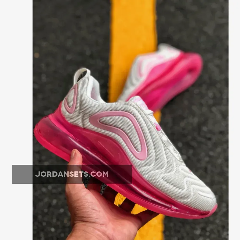 Nike WMNS Air Max 720 White/Pink Rise-Laser Fuchsia