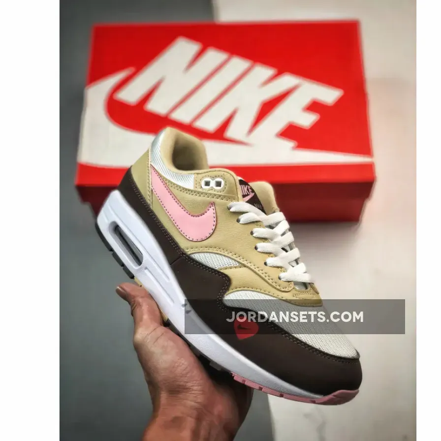 Nike Air Max 1 "Valentine’s Day" Sail/Light Soft Pink-Brown