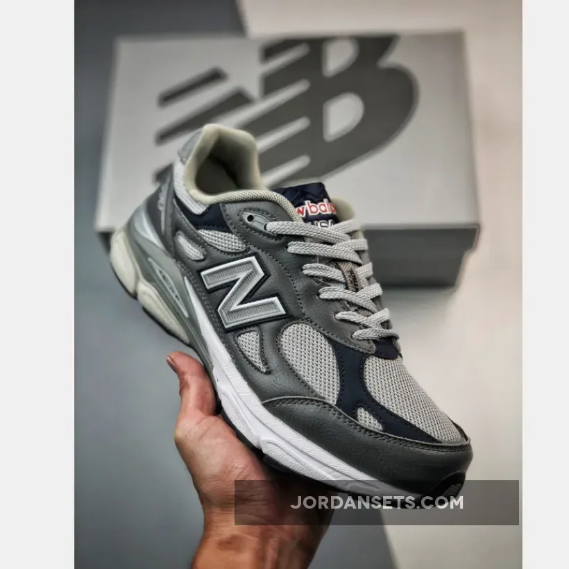 New Balance 990v3 Leather Grey M990GJ3 #new balance m990gj3