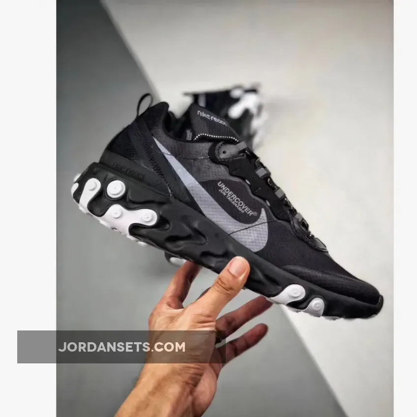 Nike React Element 87 Undercover Undercover x Nike React Element 87 Black White AQ1813-001