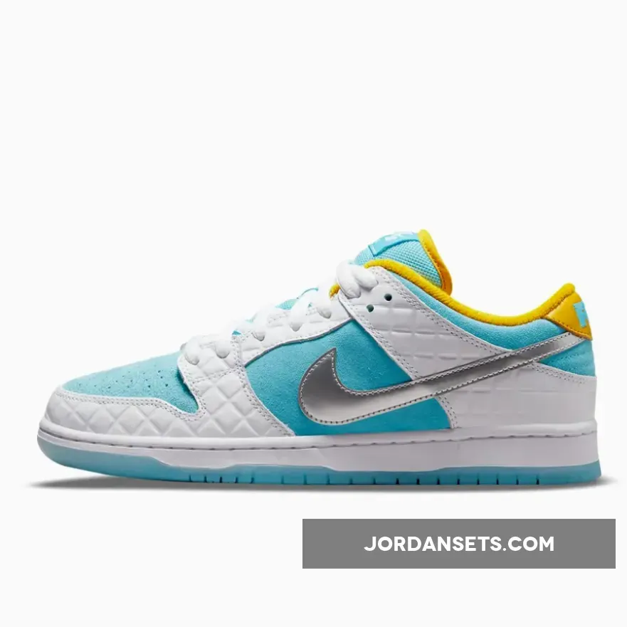 FTC x Nike SB Dunk Low White Blue DH7687-400 #ftc lagoon pulse