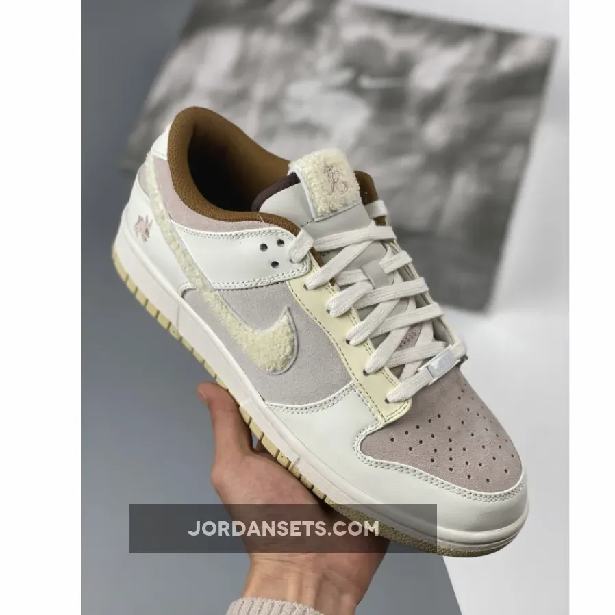 Nike Dunk Low 'Year Of The Rabbit' Sail/Tan-Brown FD4203-211 #bunny dunks