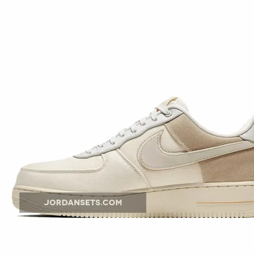 Nike Air Force 1 PRM Pale Ivory/Light Cream-Desert Ore-Sail nike air force 1 cream