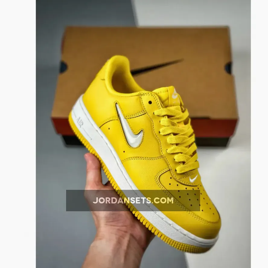Nike Air Force 1 'Color Of The Month' Speed Yellow/White Green And Yellow Air Force 1 FJ1044-700