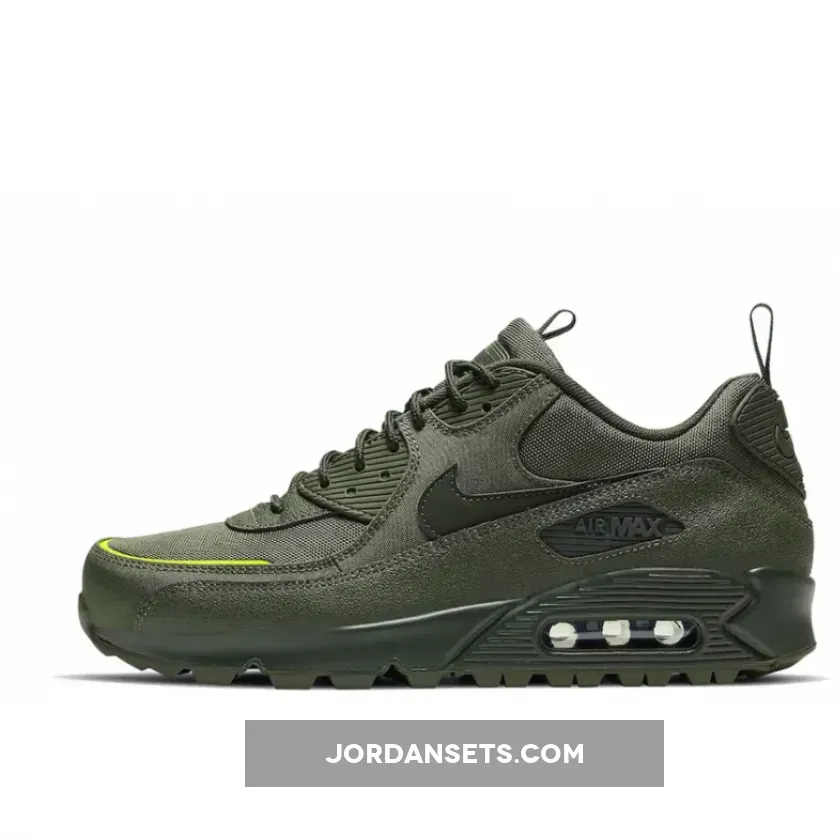 Nike Air Max 90 Cargo Khaki/Sequoia-Lemon Venom CQ7743-300 2020 air max 90 surplus cargo khaki