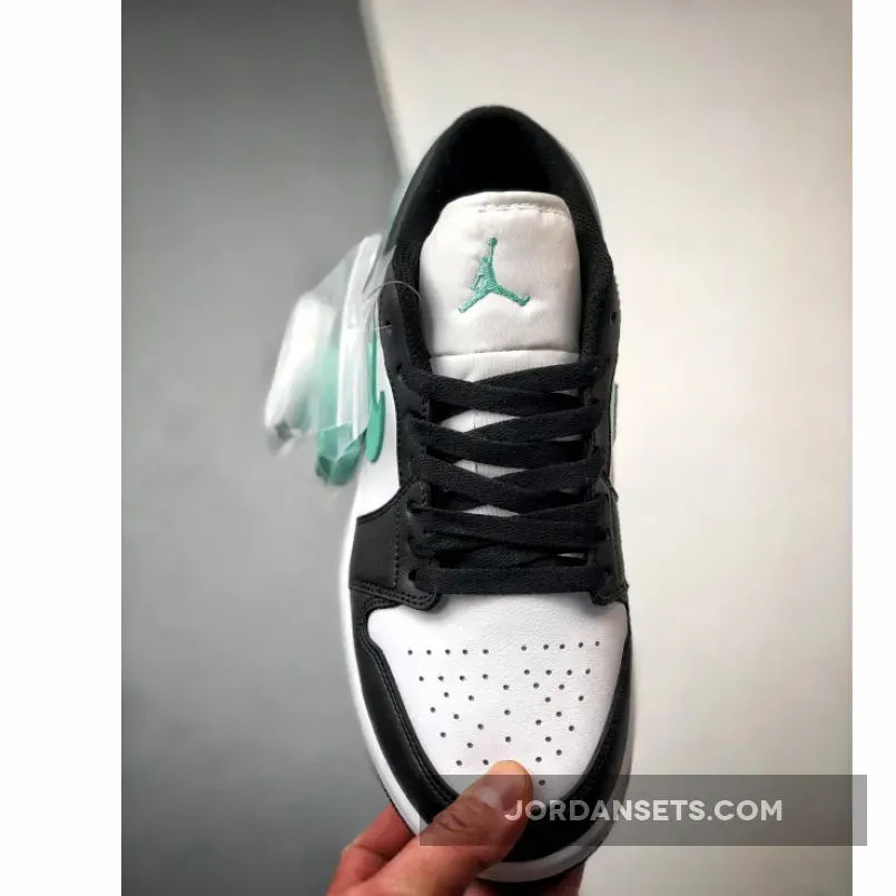 For Sale Air Jordan 1 Low White/Black-Green Glow 553558-131 For Sale Air Jordan 1 Low White/Black-Green Glow 553558-131