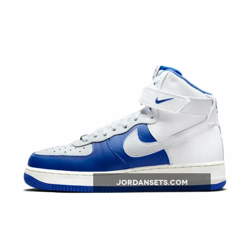 NBA x Nike Air Force 1 High Royal White DC8870-100 #nba 75th air force 1