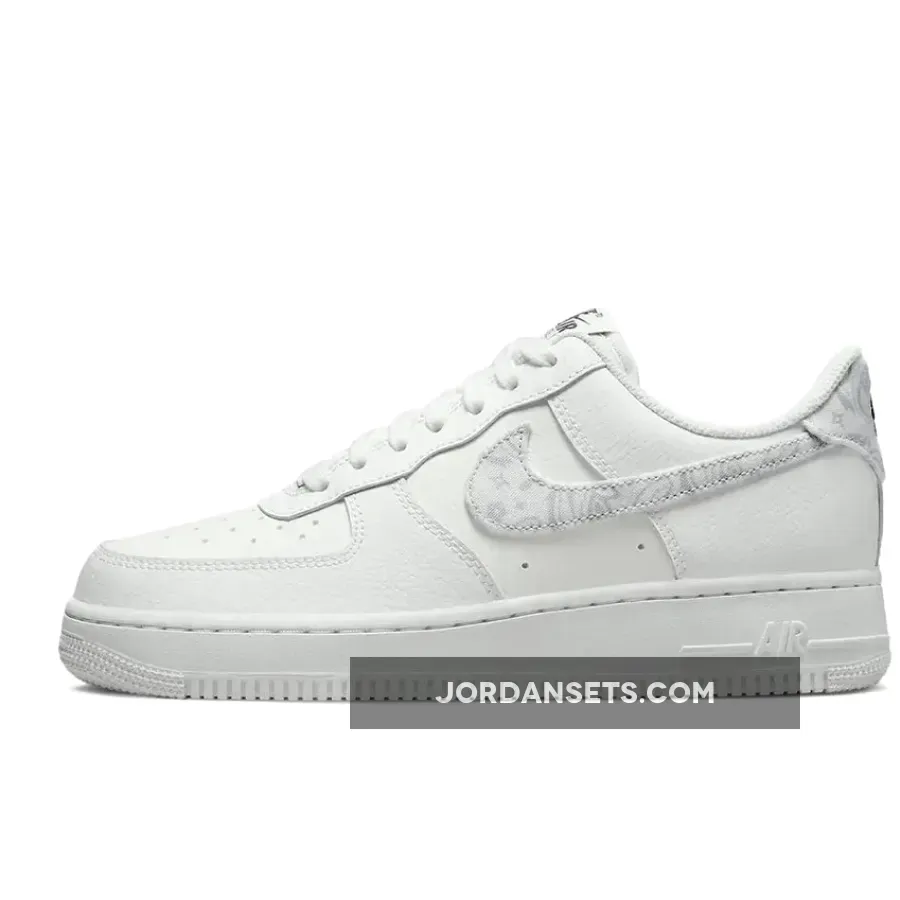 Nike Air Force 1 Low 'White Paisley' White/Grey Fog air force 1 paisley