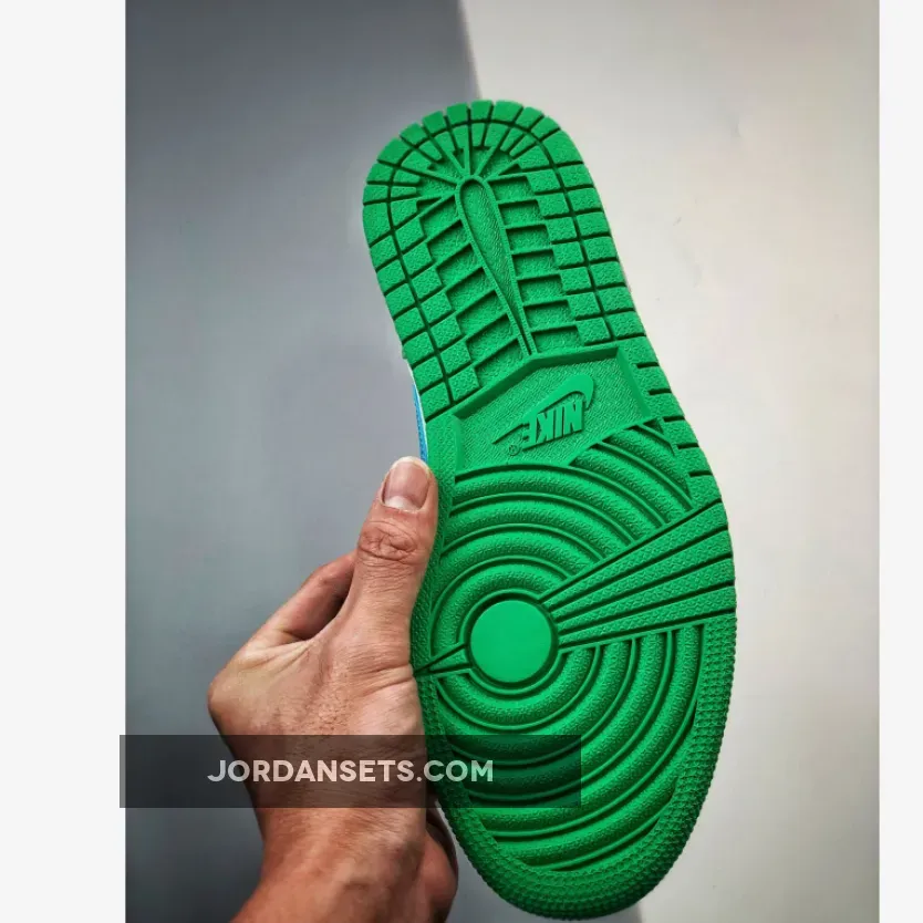 Air Jordan 1 Low Lucky Green/Aquatone-White