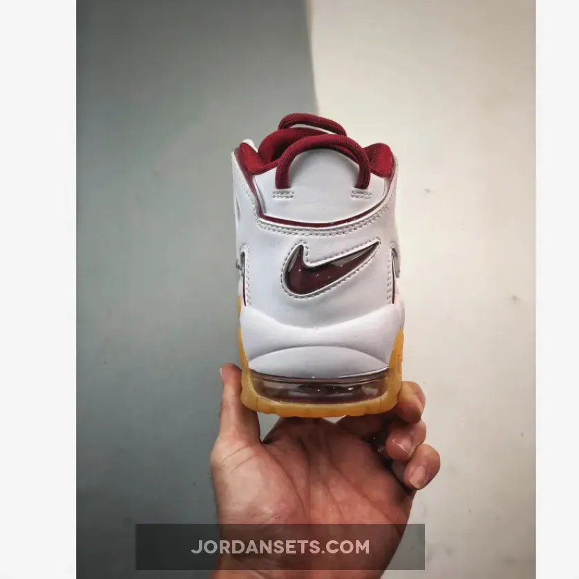 Nike Air More Uptempo White Team Red Gum FJ2846-100 Nike Air More Uptempo White Team Red Gum FJ2846-100