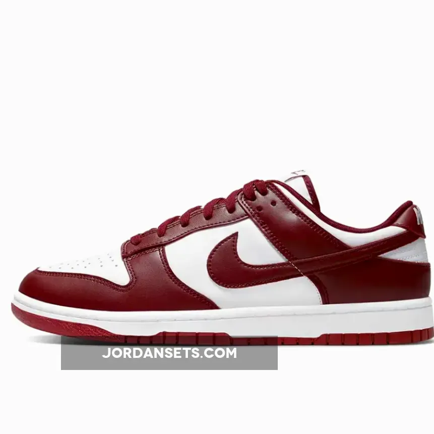 Nike Dunk Low Team Red DD1391-601 / white and red dunks