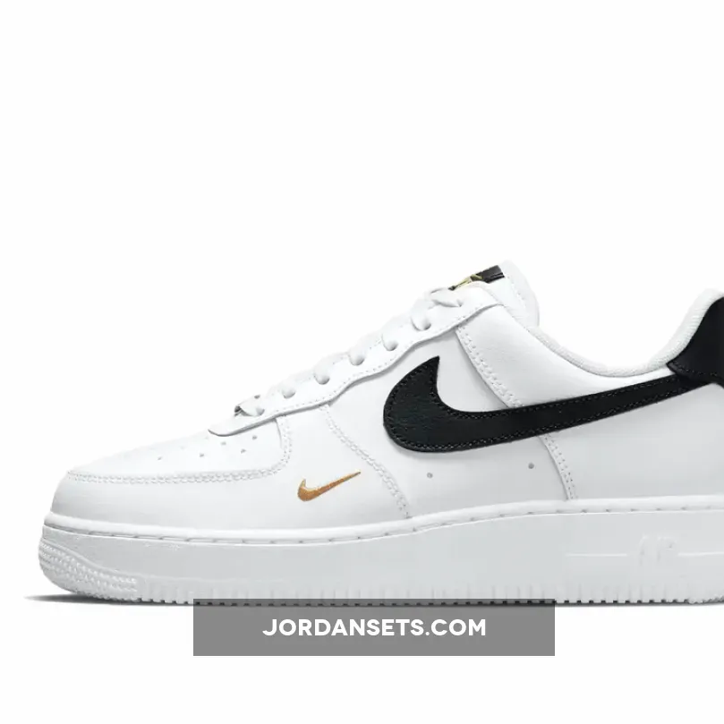 Nike Air Force 1 Low White Black Gold CZ0270-102 / nike air force 1 07 white black