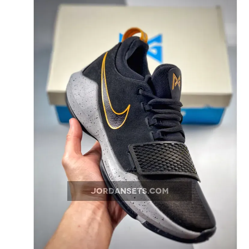 Nike PG 1 Black/University Gold-Wolf Grey 878628-006 pg 5 grey