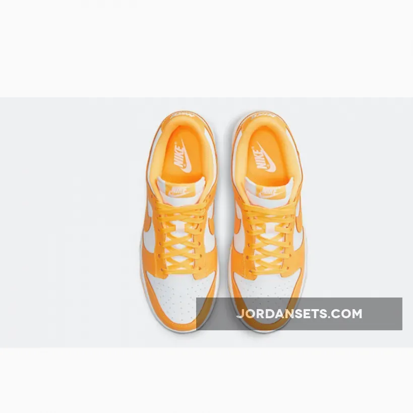 Nike Dunk Low Laser Orange Womens DD1503-800 neon orange and green dunks
